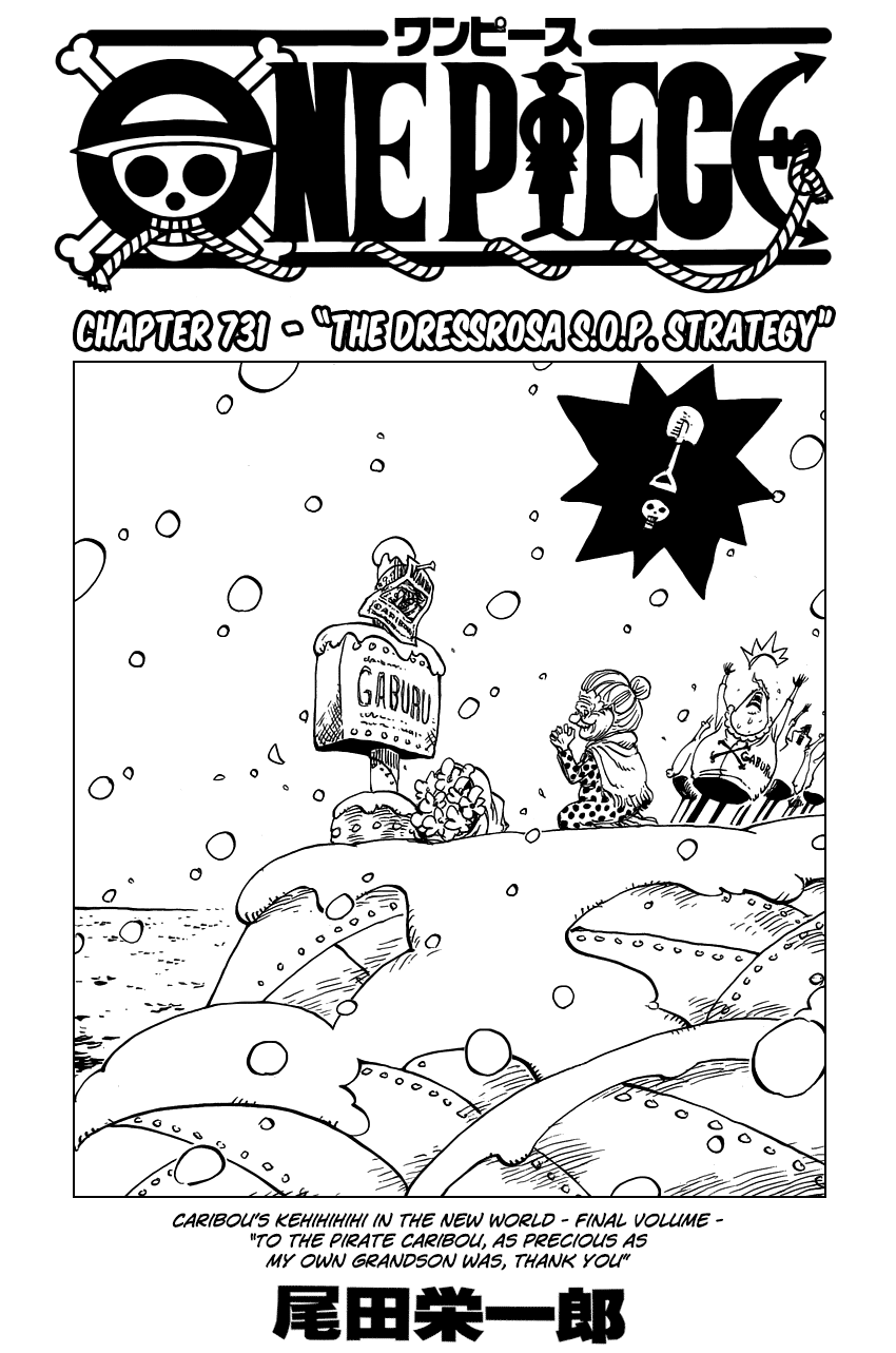 One Piece, Chapter 731 image 02